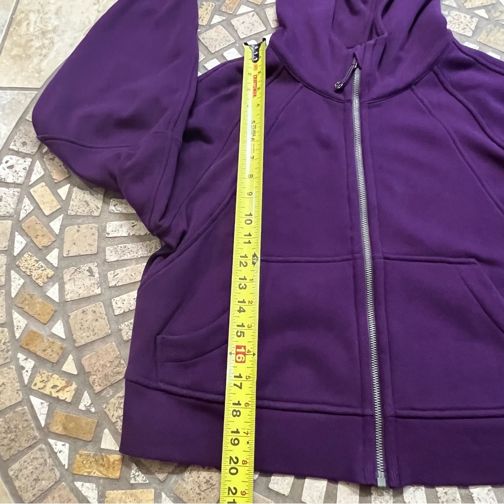 Lululemon scuba oversized full-zip hoodie purple - Picture 7 of 11